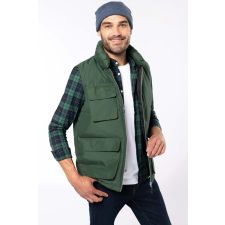 Designed To Work Uniszex mellény Designed To Work WK615 Quilted Bodywarmer -L, Forest Green férfi mellény