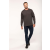 Designed To Work Uniszex pulóver Designed To Work WK4001 Set-In Sleeve Sweatshirt -M, Black