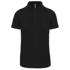 Designed To Work WK225 rövid ujjú galléros piké férfi póló Designed To Work, Black-L