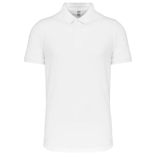 Designed To Work WK225 rövid ujjú galléros piké férfi póló Designed To Work, White-S