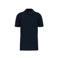 Designed To Work WK270 rövid ujjú férfi galléros póló, kontrasztos diszítésekkel Designed To Work, Navy/Silver-S