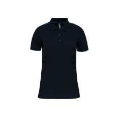  Designed To Work WK271 LADIES&- 039; SHORT-SLEEVED CONTRASTING DAYTODAY POLO SHIRT 2XL