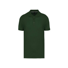 Designed To Work WK274 férfi galléros póló rövid ujjakkal, oldalsó slicceléssel Designed To Work, Forest Green-5XL