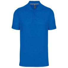 Designed To Work WK274 férfi galléros póló rövid ujjakkal, oldalsó slicceléssel Designed To Work, Light Royal Blue-L