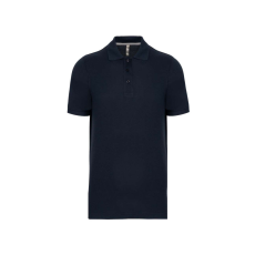 Designed To Work WK274 férfi galléros póló rövid ujjakkal, oldalsó slicceléssel Designed To Work, Navy-XL