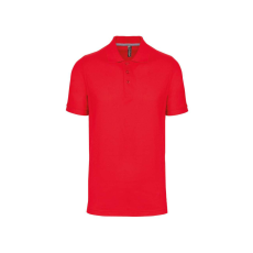 Designed To Work WK274 férfi galléros póló rövid ujjakkal, oldalsó slicceléssel Designed To Work, Red-4XL