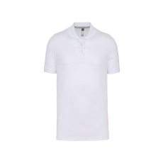 Designed To Work WK274 férfi galléros póló rövid ujjakkal, oldalsó slicceléssel Designed To Work, White-2XL