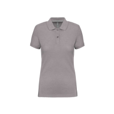 Designed To Work WK275 Női galléros póló rövid ujjakkal, oldalsó slicceléssel Designed To Work, Oxford Grey-3XL