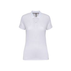Designed To Work WK275 Női galléros póló rövid ujjakkal, oldalsó slicceléssel Designed To Work, White-3XL