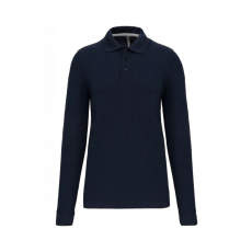 Designed To Work WK276 hosszú ujjú galléros férfi piké póló Designed To Work, Navy-4XL
