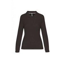 Designed To Work WK277 Női hosszú ujjú galléros piké póló Designed To Work, Dark Grey-XL