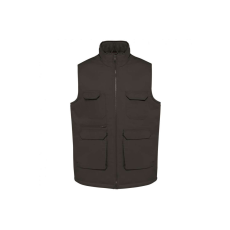 Designed To Work WK607 bélelt unisex mellény sok zsebbel Designed To Work, Dark Grey-M