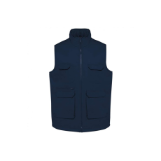 Designed To Work WK607 bélelt unisex mellény sok zsebbel Designed To Work, Navy-XL