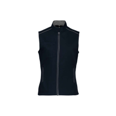 Designed To Work WK6149 Női mellény három zsebbel és kontrasztos díszítésekkel Designed To Work, Navy/Silver-XL