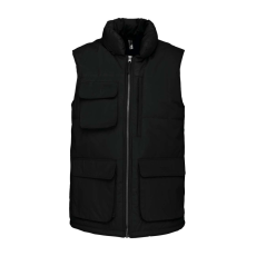 Designed To Work WK615 vízálló bélelt unisex mellény Designed To Work, Black-S