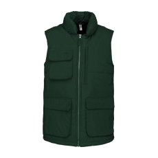 Designed To Work WK615 vízálló bélelt unisex mellény Designed To Work, Forest Green-XL
