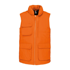 Designed To Work WK615 vízálló bélelt unisex mellény Designed To Work, Orange-M