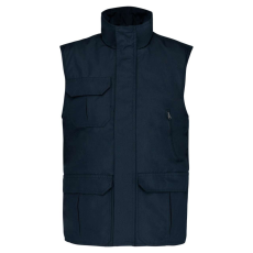 Designed To Work WK630 unisex bélelt mellény PVC bevonattal Designed To Work, Navy-XL