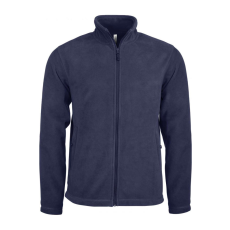 Designed To Work WK903 vastag polár pulóver, az elején végig cipzárral Designed To Work, Navy-4XL