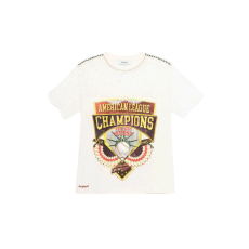 Desigual Champions krémszínű, csipkés női póló – S