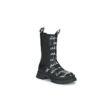 Desigual Csizmák SHOES CHELSEA HIGH LETTERING Fekete 38 női csizma, bakancs