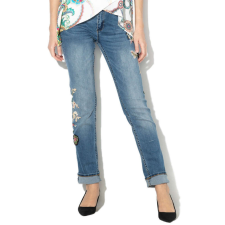 Desigual Desigual Barcelona Flowers slim női farmernadrág – 24 női nadrág