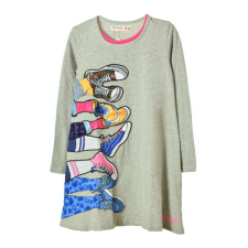 Desigual Desigual szürke, hosszú ujjú lány ruha – 5-6 év lányka ruha