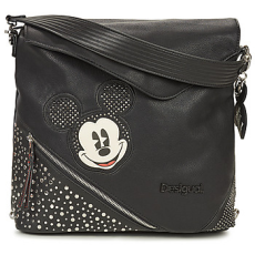 Desigual Hátitáskák BACK MICKEY STUDSTYLE JERSEYMAX PU BLACK Fekete Egy méret