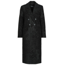 Desigual Kabátok PATCH BLACK Fekete EU XL női dzseki, kabát