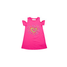 Desigual Rövid ruhák VEST_BLOOM Rózsaszín 11 / 12 éves lányka ruha