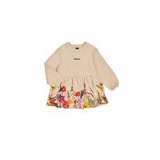 Desigual Rövid ruhák VEST LORENA Fehér 9 / 10 éves lányka ruha