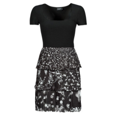 Desigual Rövid ruhák VEST_SAN FRANCISCO Fekete EU S