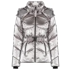 Desigual Steppelt kabátok METALIC Ezüst EU XL
