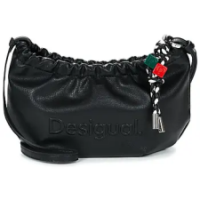 Desigual Válltáskák HALF LOGO WAVERLY MINI BAG Fekete  Egy méret kézitáska és bőrönd
