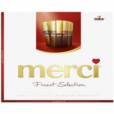 . Desszert, 250 g, "Merci", tej- és étcsokoládé válogatás konyhai eszköz