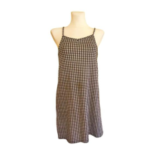  Destination fekete-fehér kockás nyári ruha (méret: XS) női ruha