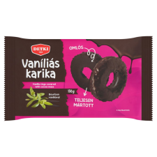  Detki Vaníliás karika telj.mártott 150 g csokoládé és édesség