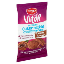 Detki Vital omlós kakaós keksz hozzáadott cukor nélkül, édesítőszerekkel 200 g csokoládé és édesség