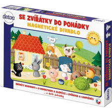 Detoa mágneses bábszínház meseállatokkal kreatív és készségfejlesztő