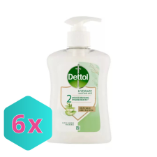 Dettol kézmosó gél, hidratáló/aloe illattal, 250ml KARTON - 6 db tisztító- és takarítószer, higiénia