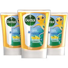 Dettol Kids Érintés nélküli kézmosó készülék utántöltő - Fun Maker, 3× 250 ml tisztító- és takarítószer, higiénia