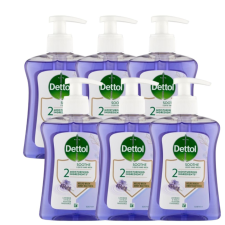 Dettol levendulás folyékony Szappan 6x250ml tisztító- és takarítószer, higiénia