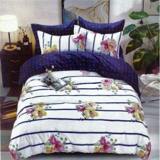 Devi Fashions ágynemű csíkozott virágokkal lakástextília