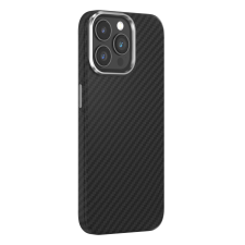 Devia Apple iPhone 15 Pro Max Devia Carbon Fiber Magsafe Ultra Slim Hátlap - Fekete tok és táska