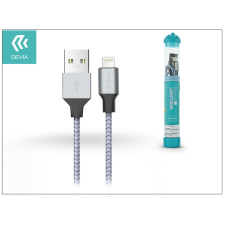Devia Apple iPhone 5/5S/5C/SE/iPad 4/iPad Mini USB töltő- és adatkábel - 1 m-es vezetékkel - Devia Tube Lightning USB 2.4A mobiltelefon kellék