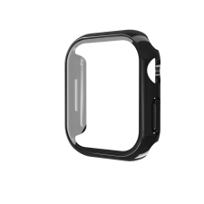 Devia Apple iWatch 7/8 Devia Guardian Waterproof 2in1 41mm Tok + Üveg - Fekete okosóra kellék