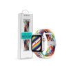 Devia Apple Watch fonott szövet sport szíj - Devia Nylon Woven Deluxe Series Sport4 Watch Loop - 42/44/45/49 mm - rainbow