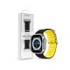 Devia Apple Watch szilikon sport szíj - Deluxe Series Sport6 Silicone Two-tone Watch  Band - 42/44/45/49 mm - black/yellow (ST381652)