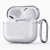 Devia Átlátszó védőtok Apple AirPods 3-hoz, karabinerrel