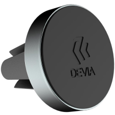 Devia Autós tartó, univerzális, szellőzőrácsra rögzíthető, mágneses, Devia Circle, fekete mobiltelefon kellék